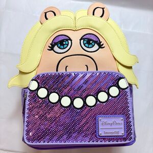 Disney Muppets Miss Piggy Loungefly Mini Backpack NWT